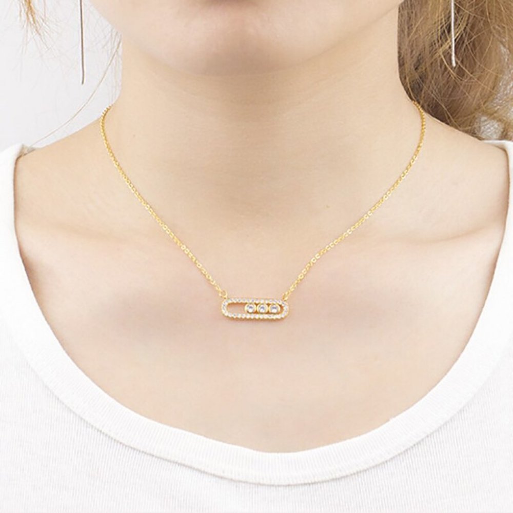 Dainty gold necklace